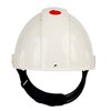 Hard Hat, Uvicator, Pinlock, Ventilated, Leather Sweatband, White, G3000DUV-VI, 20 ea/Case